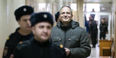 Photo: Dennis Christensen at the Oryol Railway Court (January 2019)