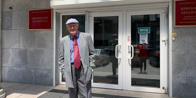 Vladimir Filippov il giorno dell’appello. Vladivostok, 14 maggio 2021