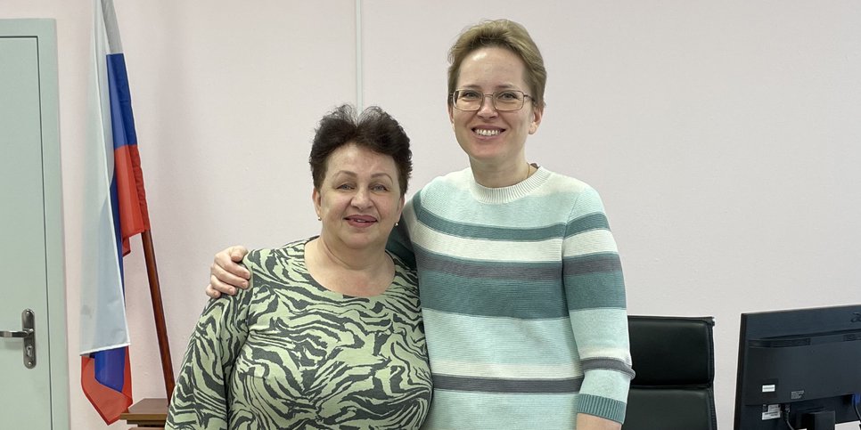 Larisa Potapova e Olga Kalinnikova. Marzo 25, 2025