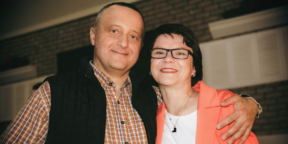 Алексей Щербич и его супруга, Наталья