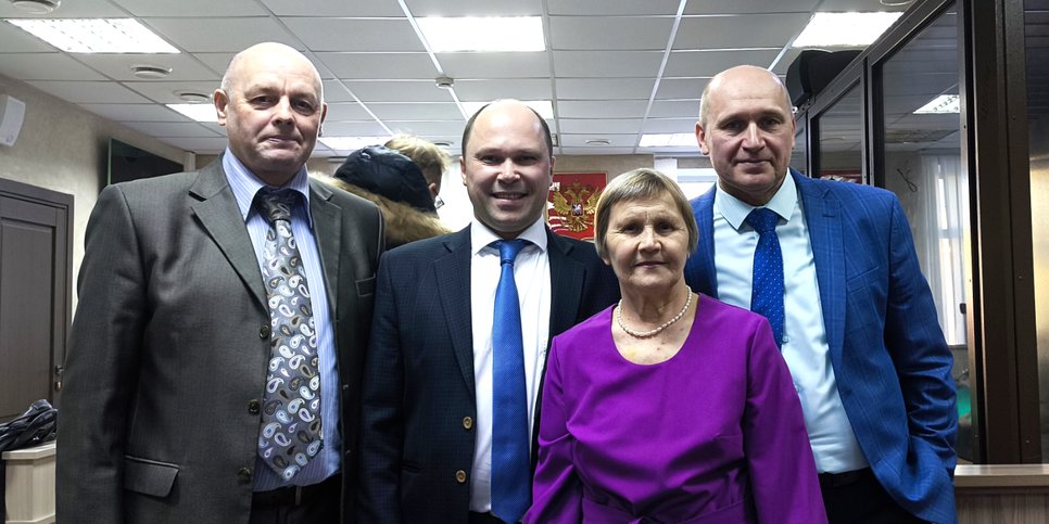 Aleksandr Ketov, Aleksandr Kruglyakov, Lidiya Nekrasova et Andrey Kharlamov, décembre 2025