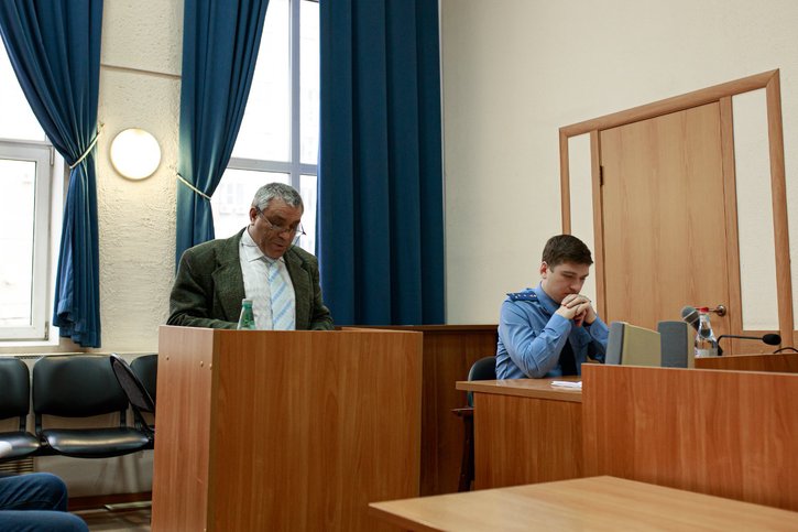 Анатолий Евтушенко выступает перед судом. Декабрь 2025 г.